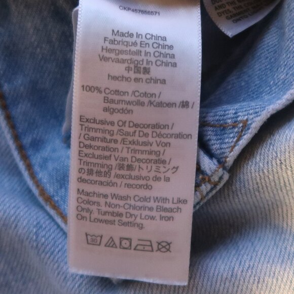 Madewell Perfect Vintage Jean Light Blue Wash High Rise  Ankle Length Tapered 28 - Picture 6 of 10